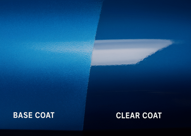 The Difference Between Automotive Base Coat and Clear Coat