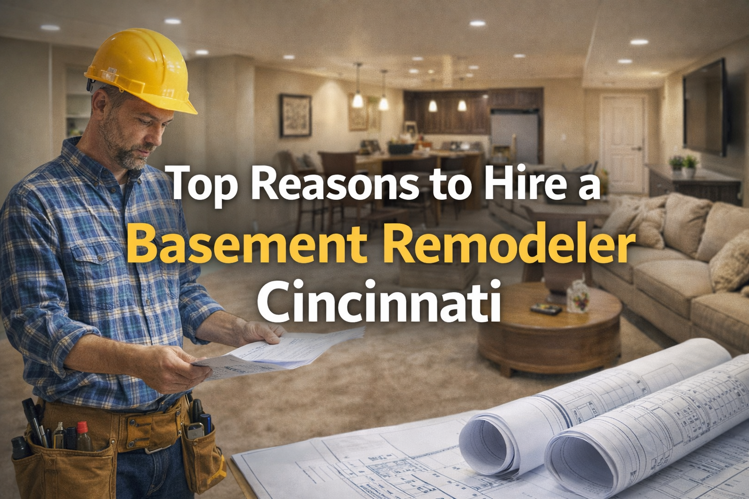 Top Reasons to Hire a Basement Remodeler Cincinnati
