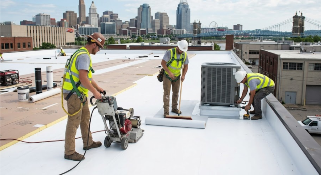 Advantages of Working With Commercial Roofing Contractors Cincinnati Ohio