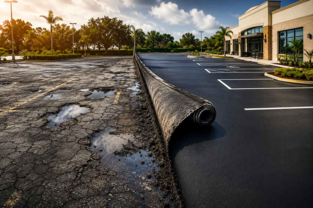 Signs You Need a Parking Lot Paving Cape Coral