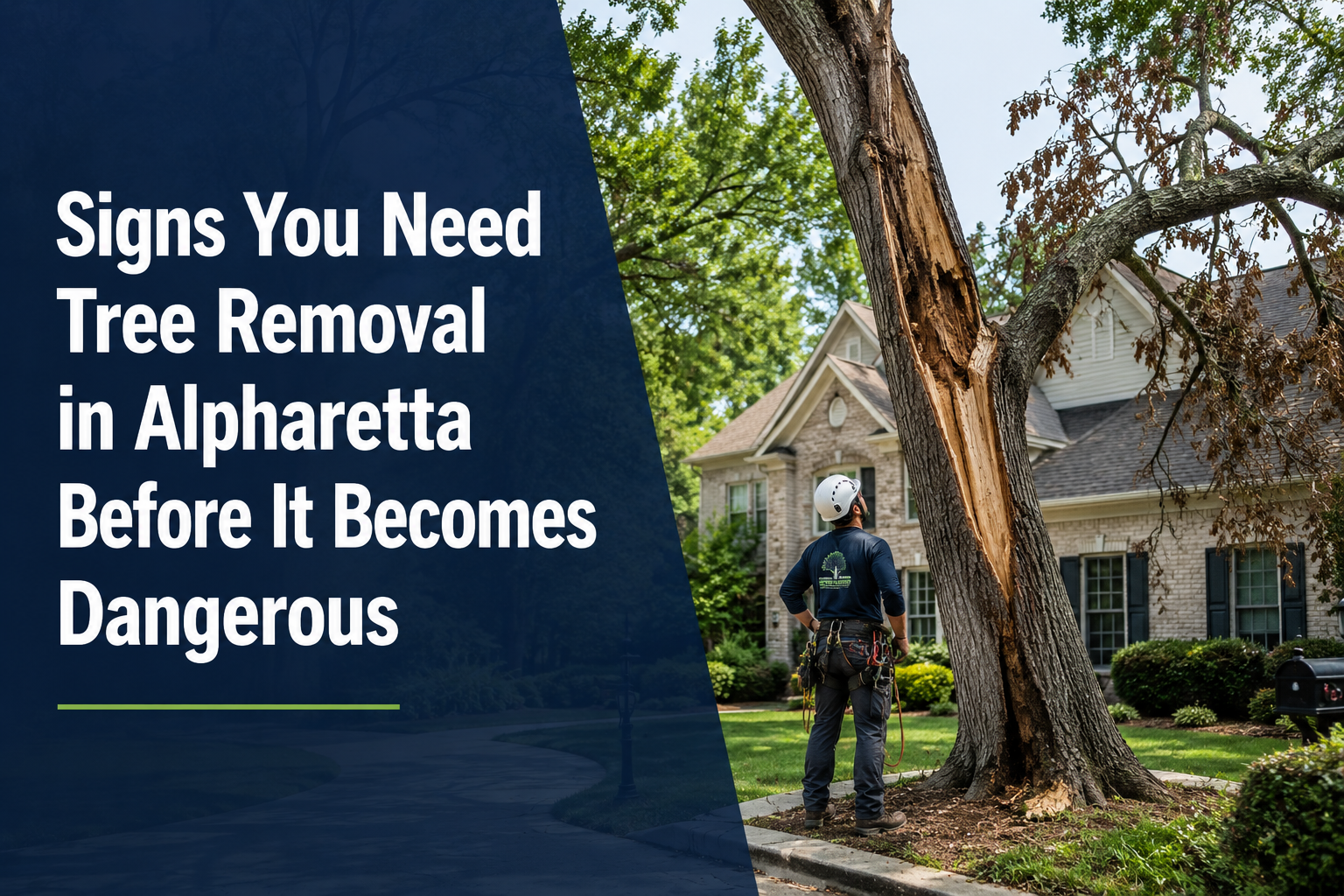 Signs You Need Tree Removal in Alpharetta Before It Becomes Dangerous